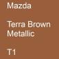 Preview: Mazda, Terra Brown Metallic, T1.